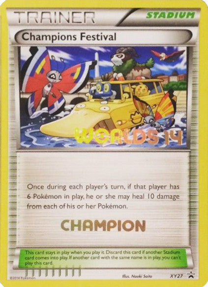 Champions Festival (XY27) (2014 Champion) [XY: Black Star Promos] | GnG Games