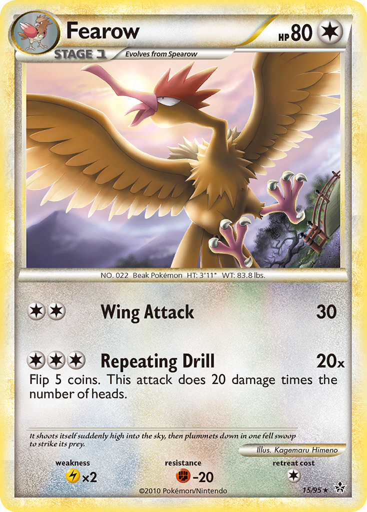 Fearow (15/95) [HeartGold & SoulSilver: Unleashed] | GnG Games