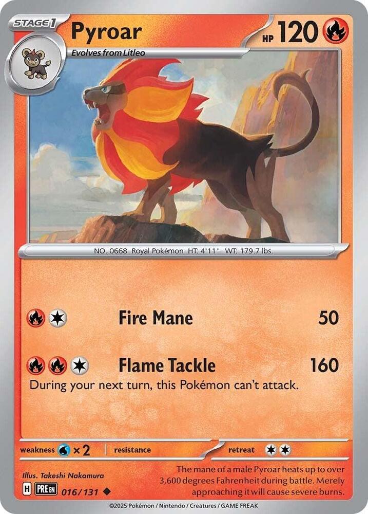 Pyroar (016/131) [Scarlet & Violet: Prismatic Evolutions] | GnG Games