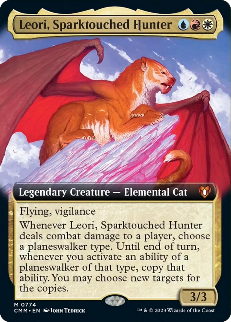 Leori, Sparktouched Hunter (Extended Art) [Commander Masters] | GnG Games