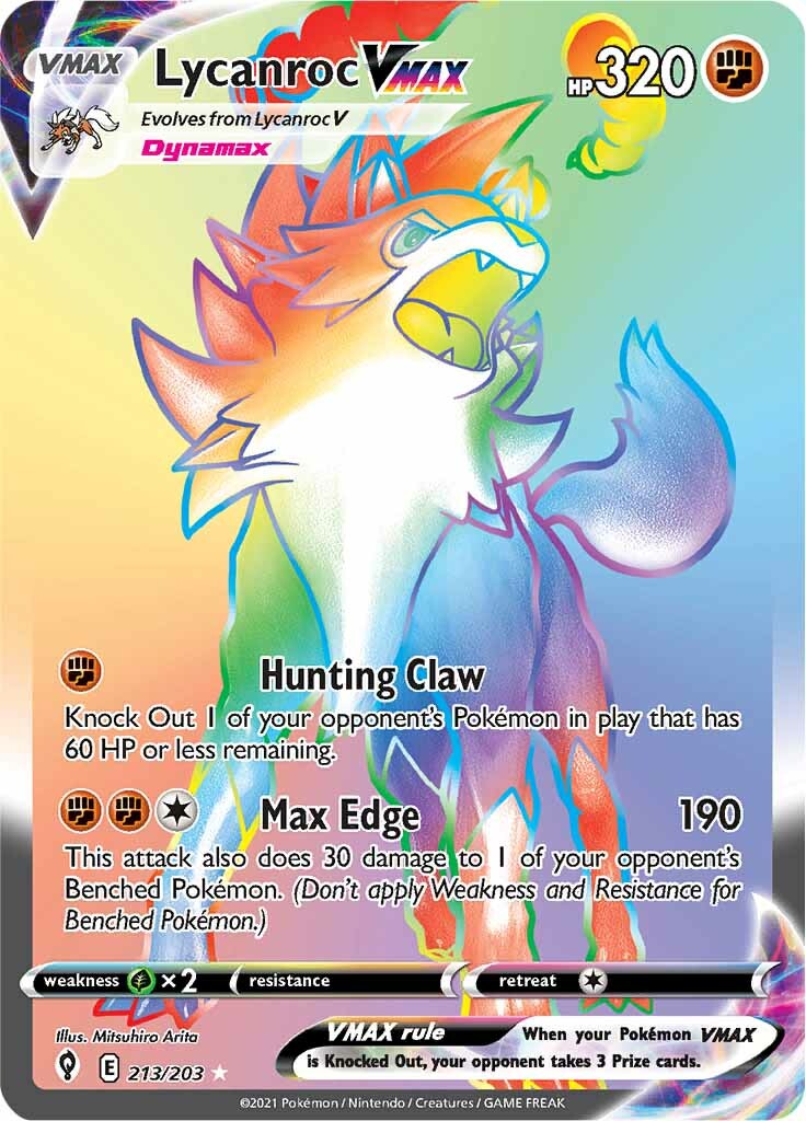 Lycanroc VMAX (213/203) [Sword & Shield: Evolving Skies] | GnG Games