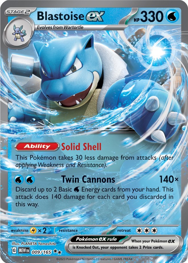 Blastoise ex (009/165) [Scarlet & Violet 151] | GnG Games