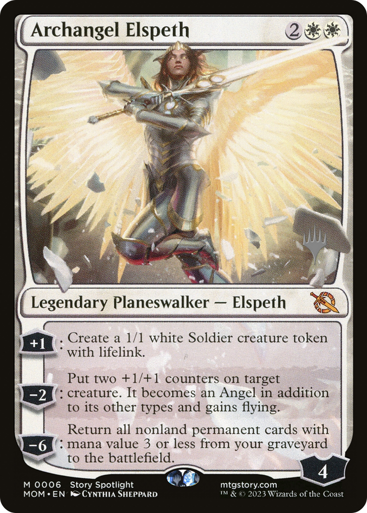 Archangel Elspeth (Promo Pack) [March of the Machine Promos] | GnG Games