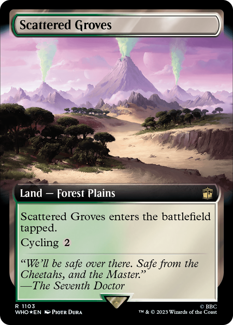 Scattered Groves (Extended Art) (Surge Foil) [Doctor Who] | GnG Games