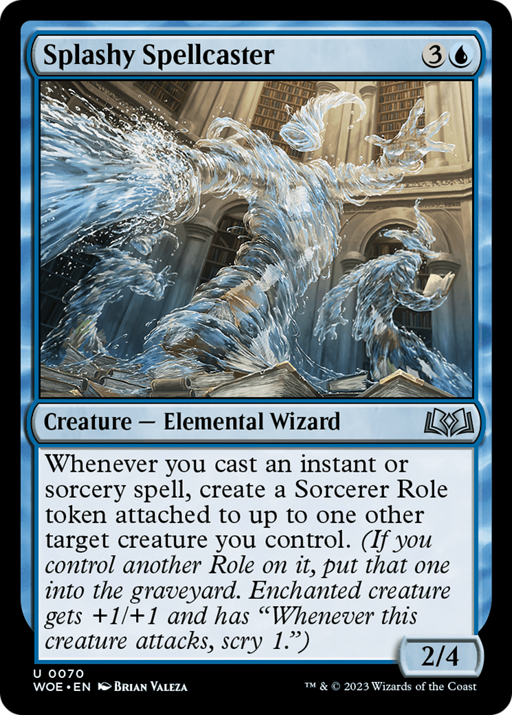 Splashy Spellcaster [Wilds of Eldraine] | GnG Games