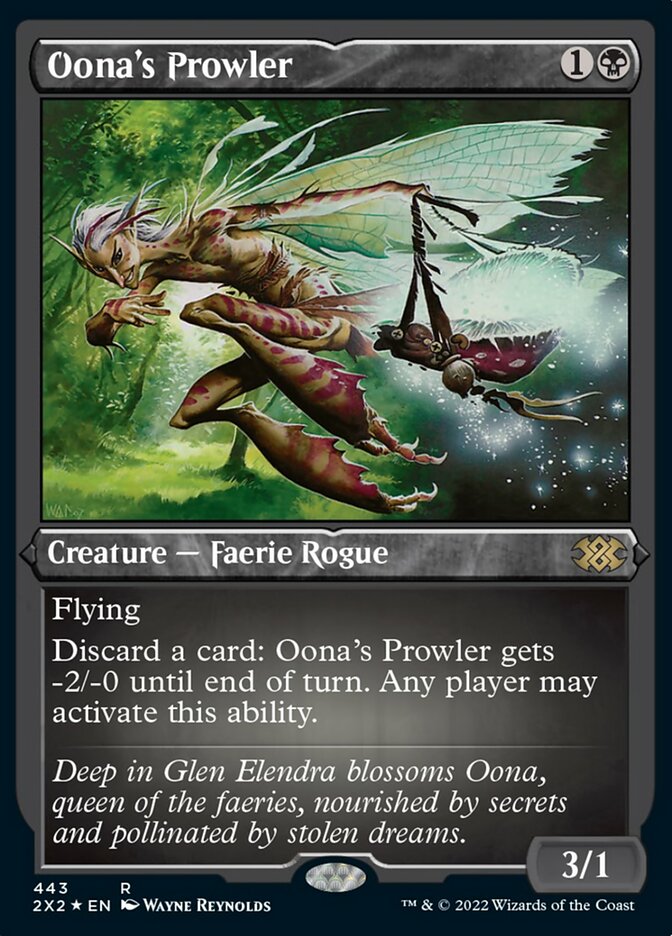 Oona's Prowler (Foil Etched) [Double Masters 2022] | GnG Games