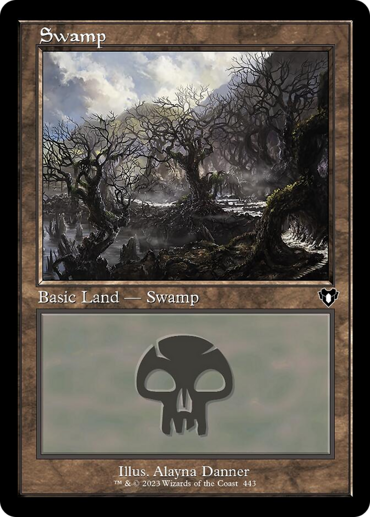 Swamp (443) (Retro) [Commander Masters] | GnG Games