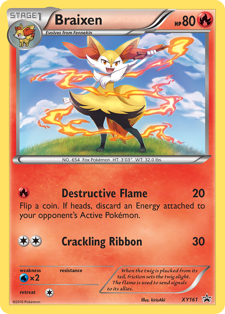 Braixen (XY161) [XY: Black Star Promos] | GnG Games