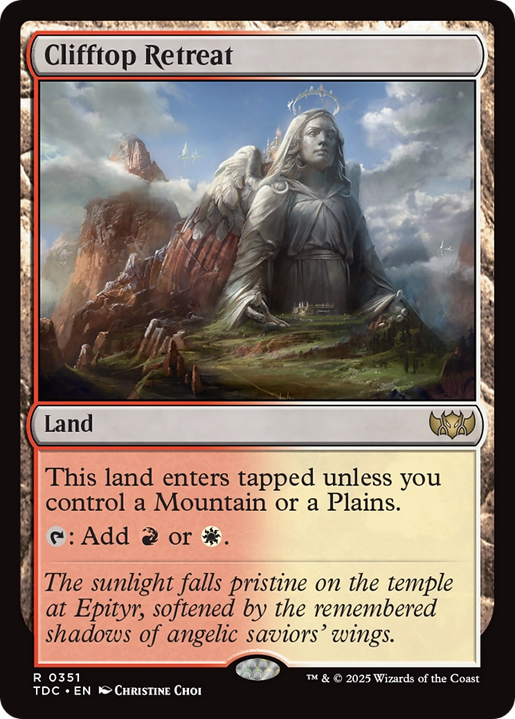 Clifftop Retreat [Tarkir: Dragonstorm Commander] | GnG Games