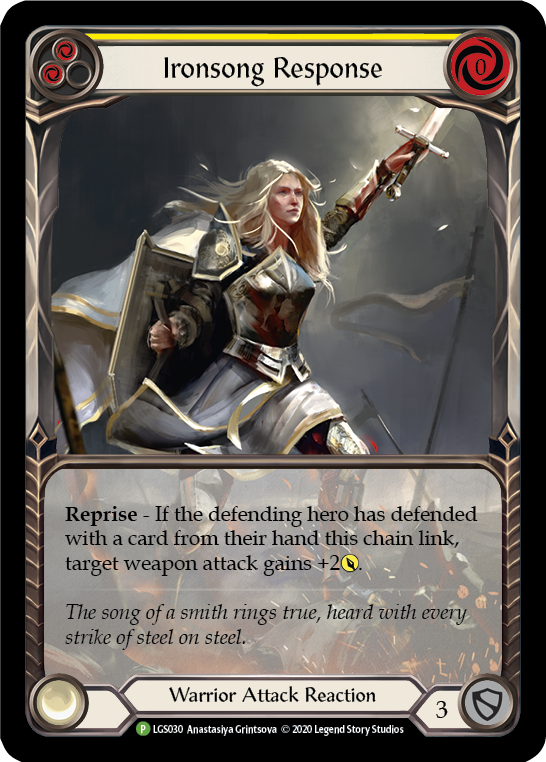 Ironsong Response (Yellow) [LGS030] (Promo) | GnG Games