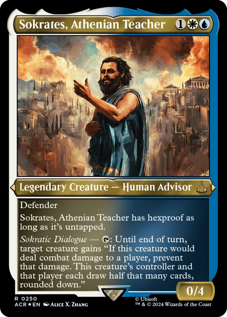 Sokrates, Athenian Teacher (Foil Etched) [Assassin's Creed] | GnG Games