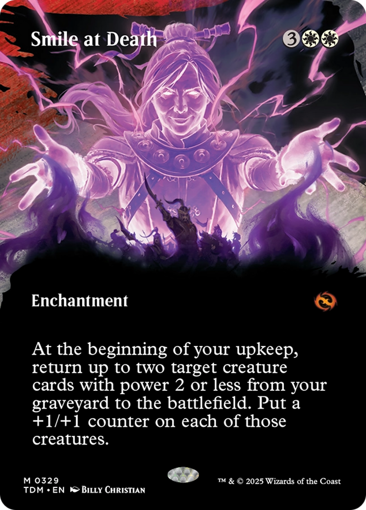 Smile at Death (Borderless) [Tarkir: Dragonstorm] | GnG Games