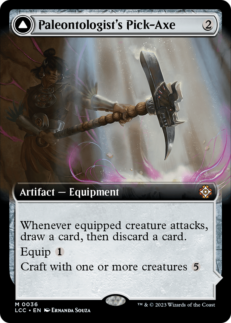 Paleontologist's Pick-Axe (Extended Art) [The Lost Caverns of Ixalan Commander] | GnG Games