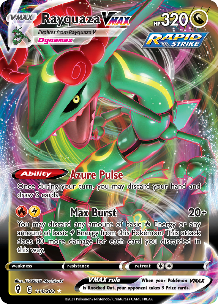Rayquaza VMAX (111/203) (Jumbo Card) [Sword & Shield: Evolving Skies] | GnG Games