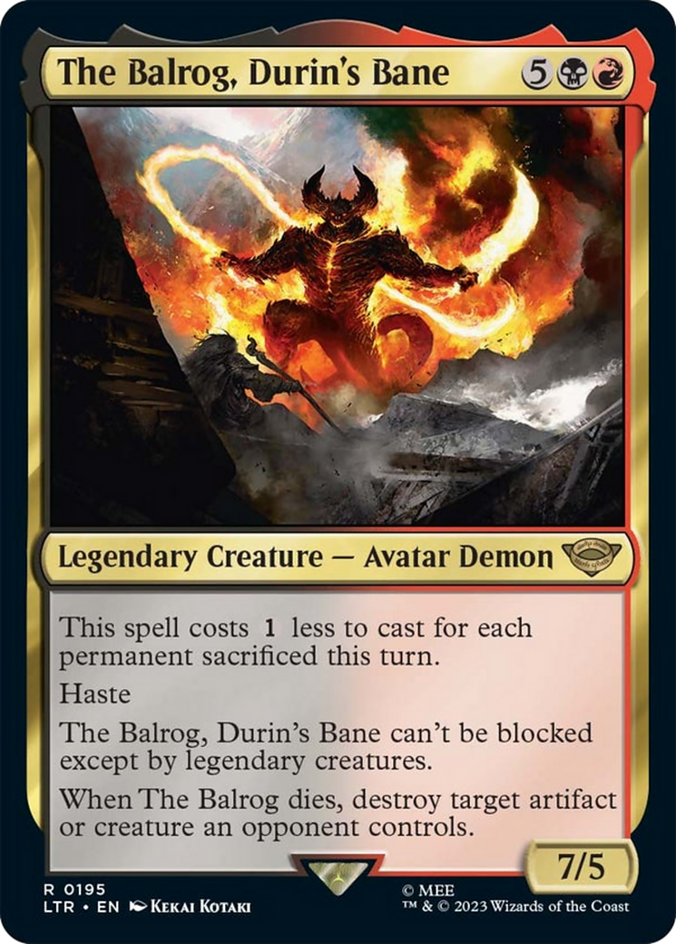 The Balrog, Durin's Bane [The Lord of the Rings: Tales of Middle-Earth] | GnG Games