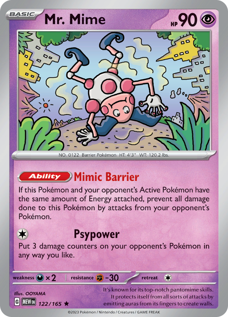 Mr. Mime (122/165) [Scarlet & Violet 151] | GnG Games