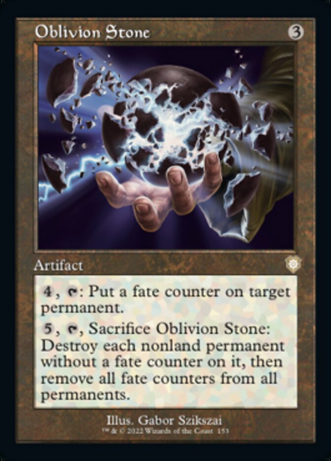 Oblivion Stone (Retro) [The Brothers' War Commander] | GnG Games