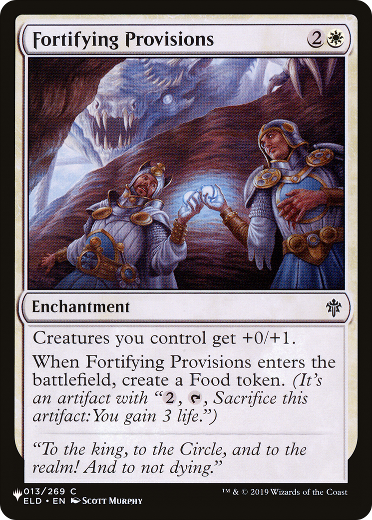 Fortifying Provisions [The List] | GnG Games