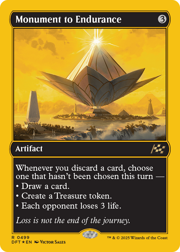 Monument to Endurance (First-Place Foil) [Aetherdrift] | GnG Games