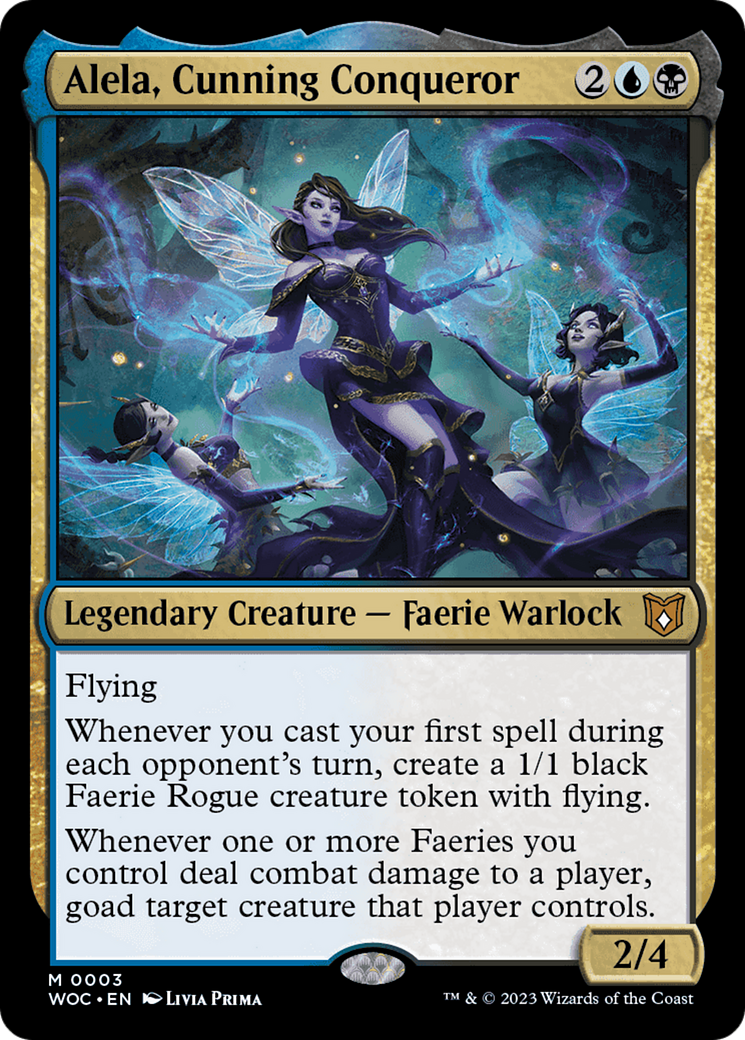 Alela, Cunning Conqueror [Wilds of Eldraine Commander] | GnG Games