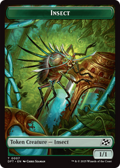 Insect // Elephant Double-Sided Token [Aetherdrift Tokens] | GnG Games