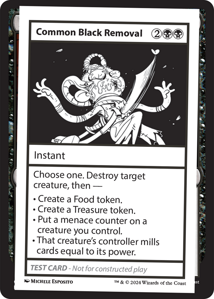 Common Black Removal [Mystery Booster 2 Playtest Cards] | GnG Games