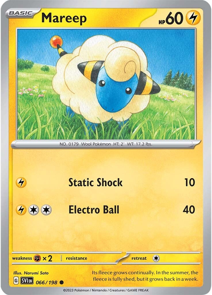 Mareep (066/198) [Scarlet & Violet: Base Set] | GnG Games