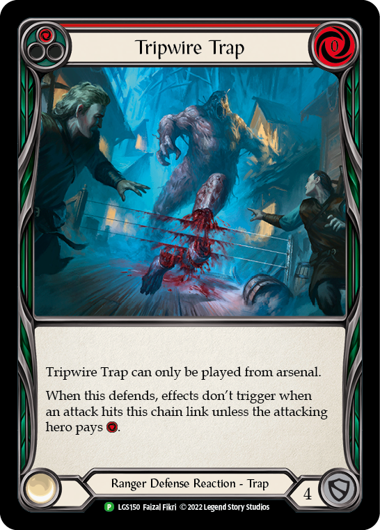 Tripwire Trap (Red) [LGS150] (Promo)  Rainbow Foil | GnG Games