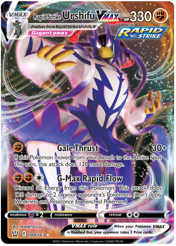 Rapid Strike Urshifu VMAX (088/163) (Jumbo Card) [Sword & Shield: Battle Styles] | GnG Games