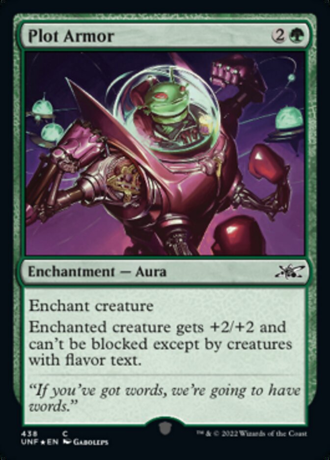Plot Armor (Galaxy Foil) [Unfinity] | GnG Games
