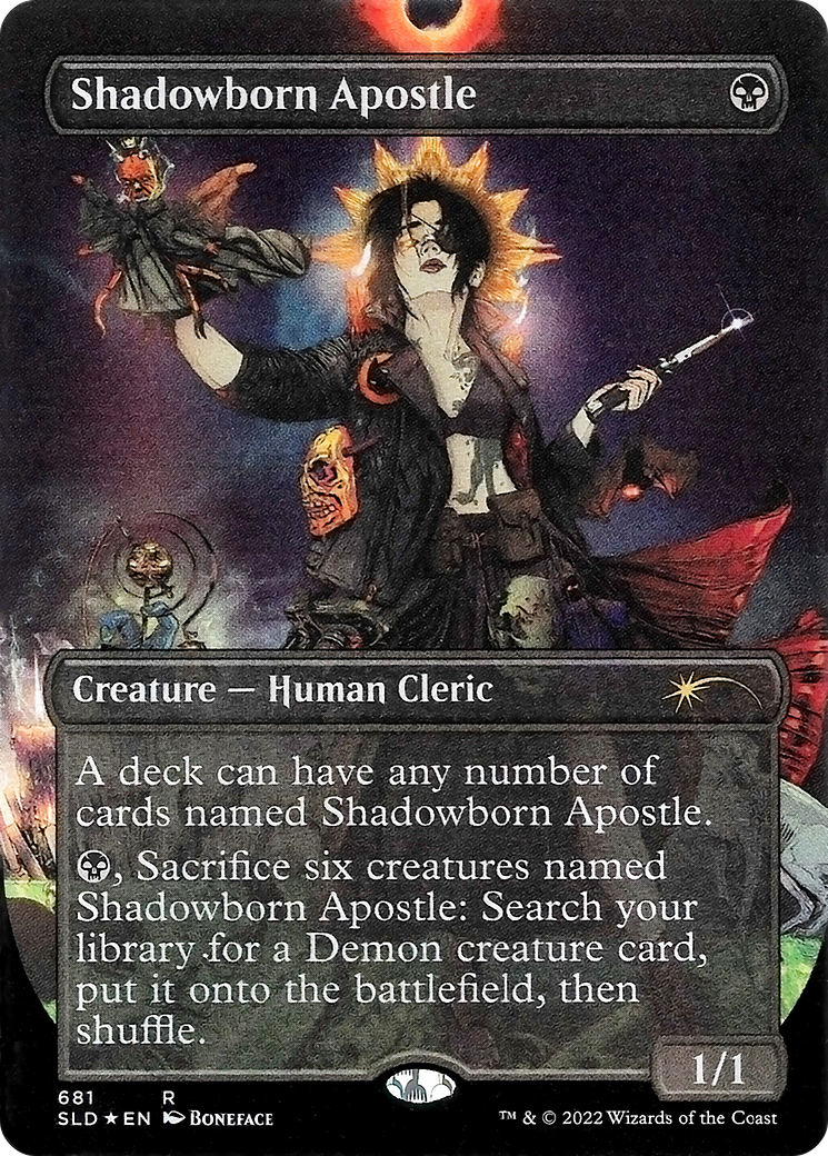 Shadowborn Apostle (681) (Borderless) [Secret Lair Drop Promos] | GnG Games