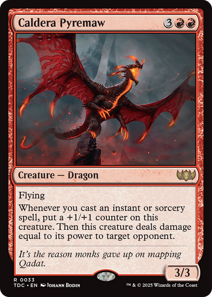Caldera Pyremaw [Tarkir: Dragonstorm Commander] | GnG Games