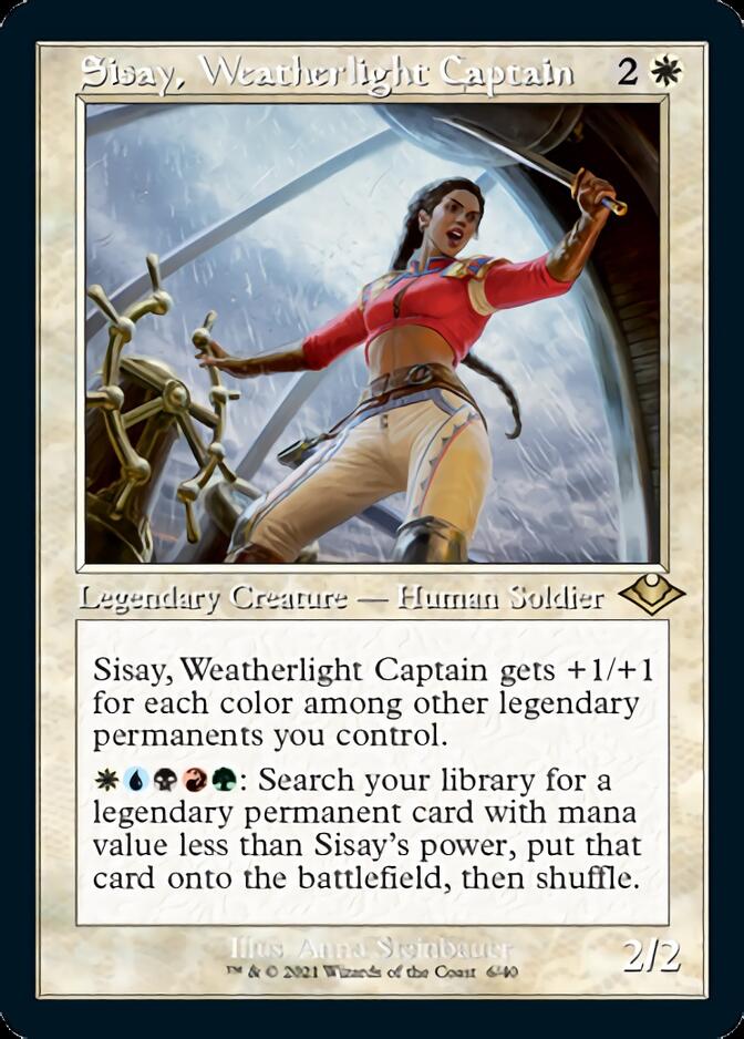 Sisay, Weatherlight Captain (Retro) [Modern Horizons] | GnG Games