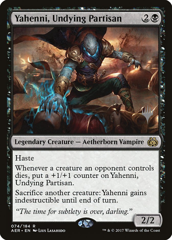 Yahenni, Undying Partisan (Promo Pack) [Aether Revolt Promos] | GnG Games