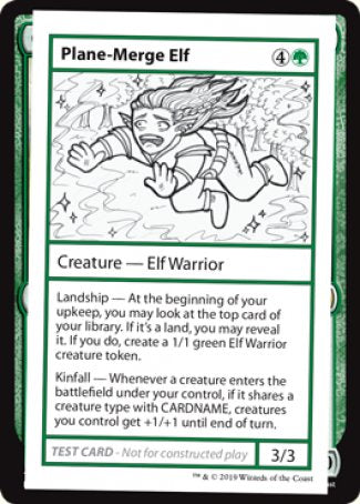 Plane-Merge Elf (2021 Edition) [Mystery Booster Playtest Cards] | GnG Games