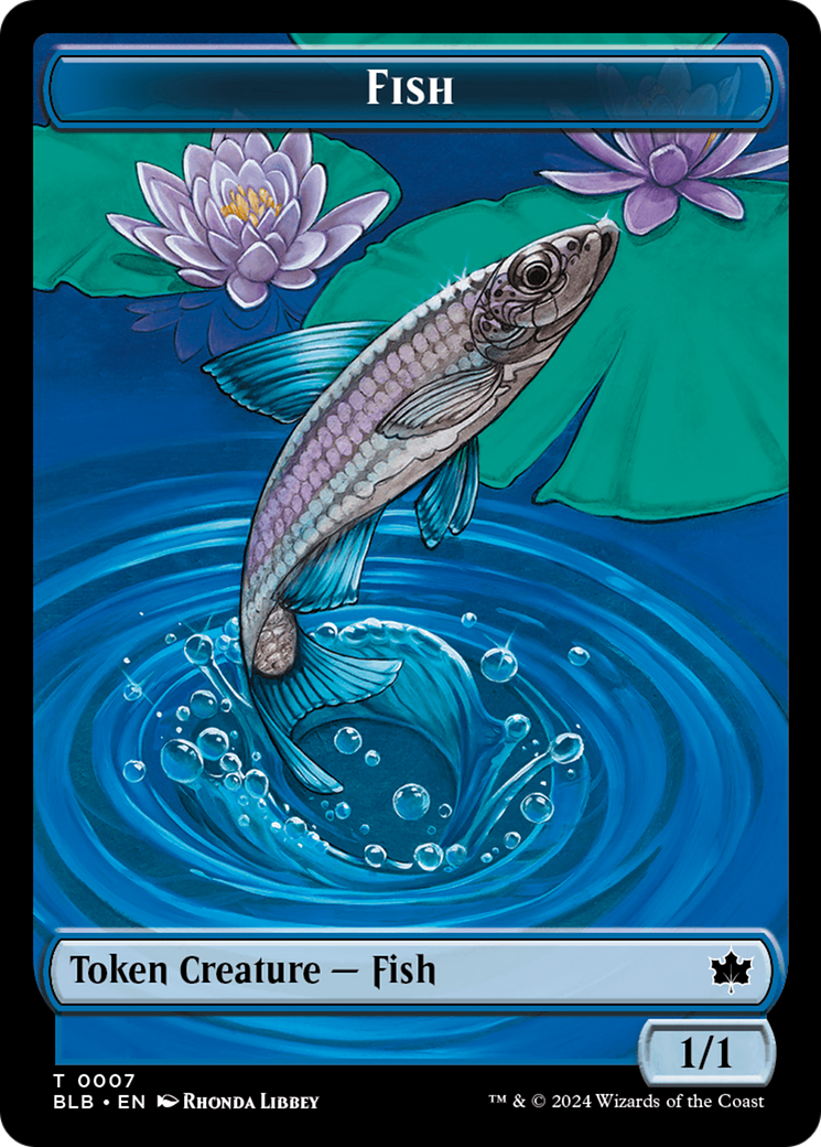 Fish Token [Bloomburrow Tokens] | GnG Games