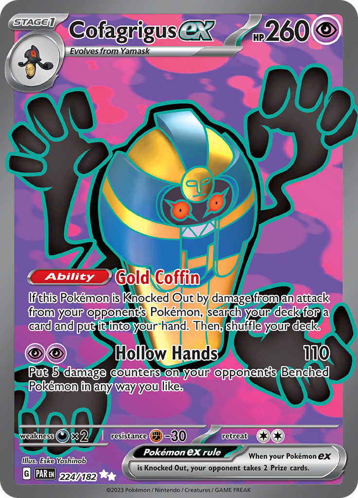 Cofagrigus ex (224/182) [Scarlet & Violet: Paradox Rift] | GnG Games