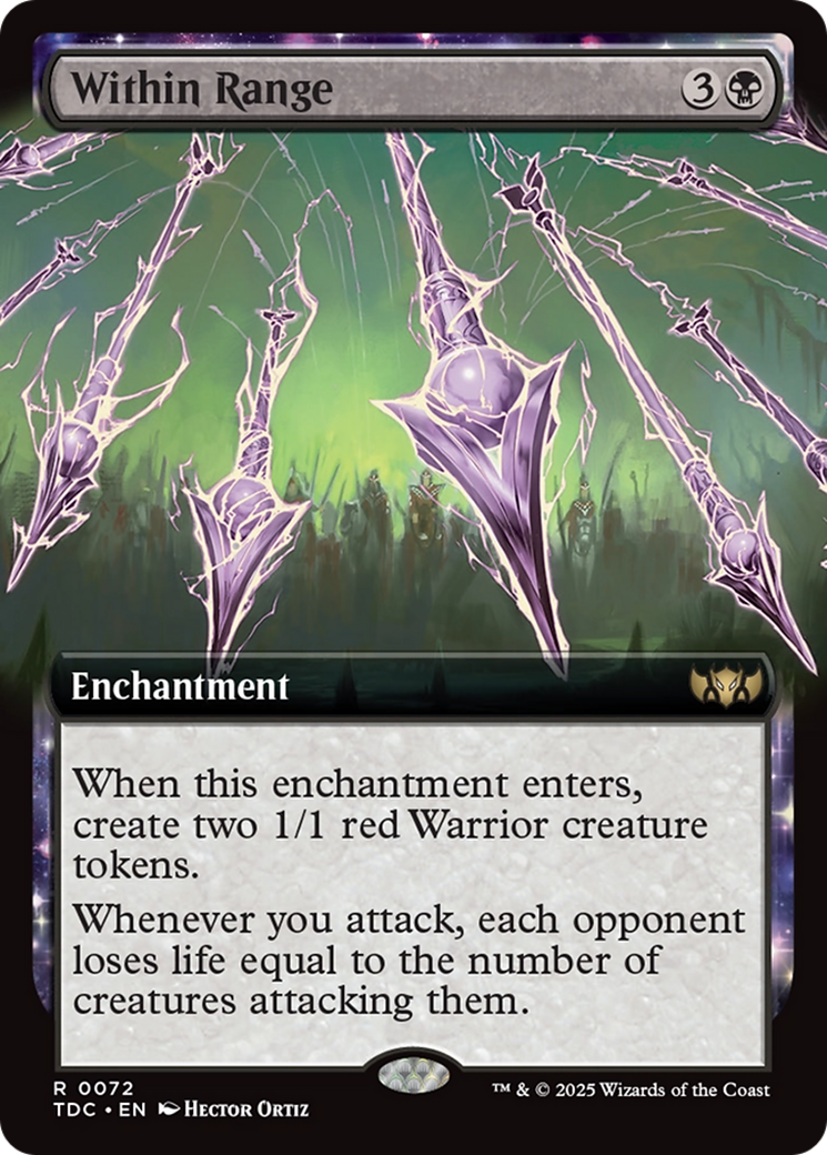 Within Range (Extended Art) [Tarkir: Dragonstorm Commander] | GnG Games