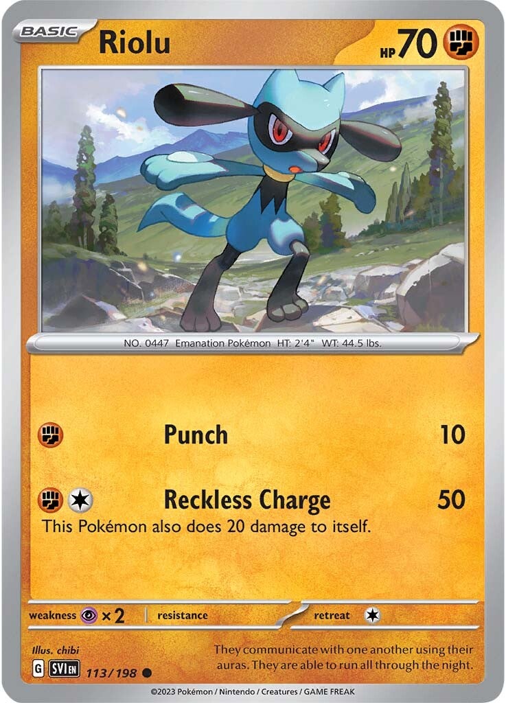 Riolu (113/198) [Scarlet & Violet: Base Set] | GnG Games