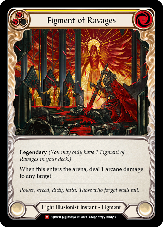 Figment of Ravages // Sekem, Archangel of Ravages [DTD008] (Dusk Till Dawn) | GnG Games