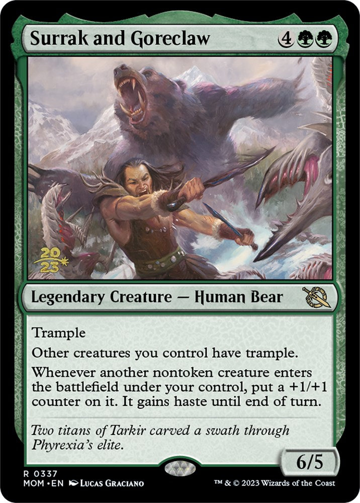 Surrak and Goreclaw [March of the Machine Prerelease Promos] | GnG Games