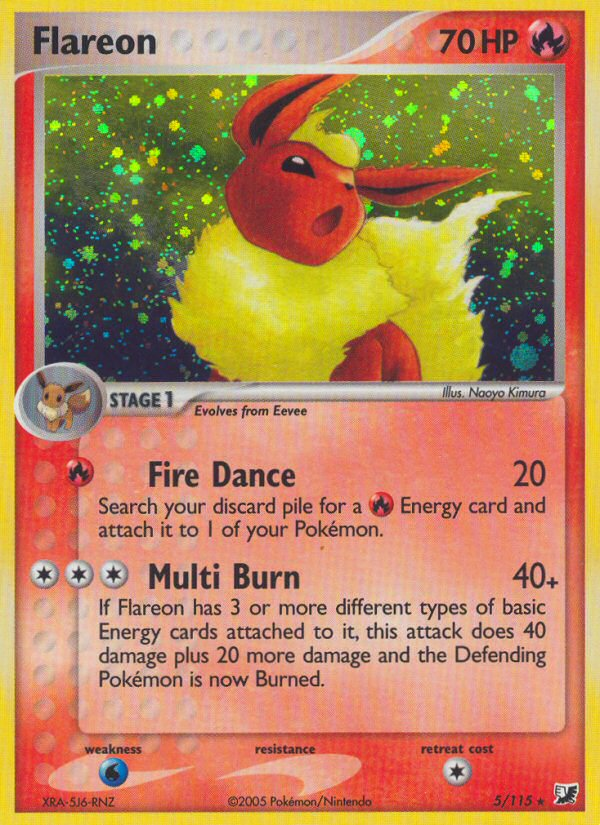 Flareon (5/115) [EX: Unseen Forces] | GnG Games