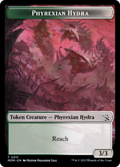 Elemental (2) // Phyrexian Hydra (11) Double-Sided Token [March of the Machine Tokens] | GnG Games