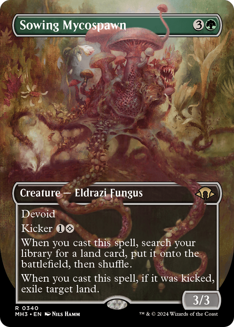 Sowing Mycospawn (Borderless) [Modern Horizons 3] | GnG Games
