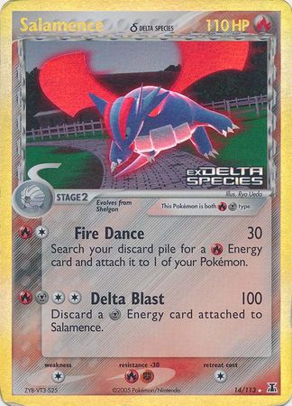 Salamence (14/113) (Delta Species) (Stamped) [EX: Delta Species] | GnG Games
