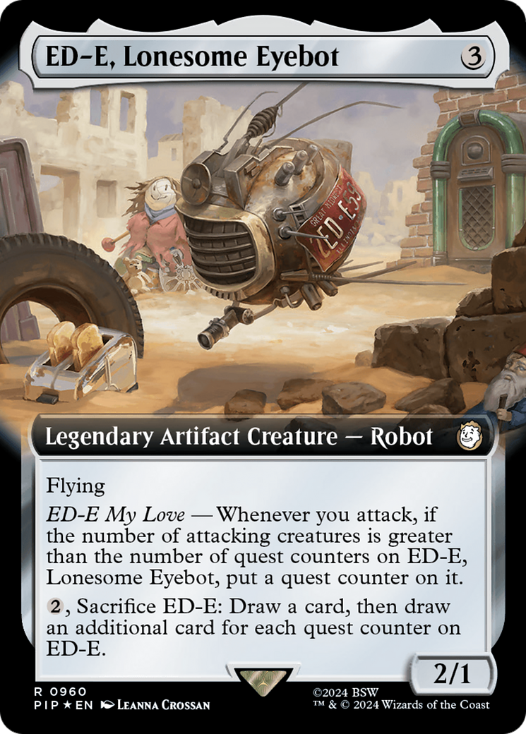 ED-E, Lonesome Eyebot (Extended Art) (Surge Foil) [Fallout] | GnG Games