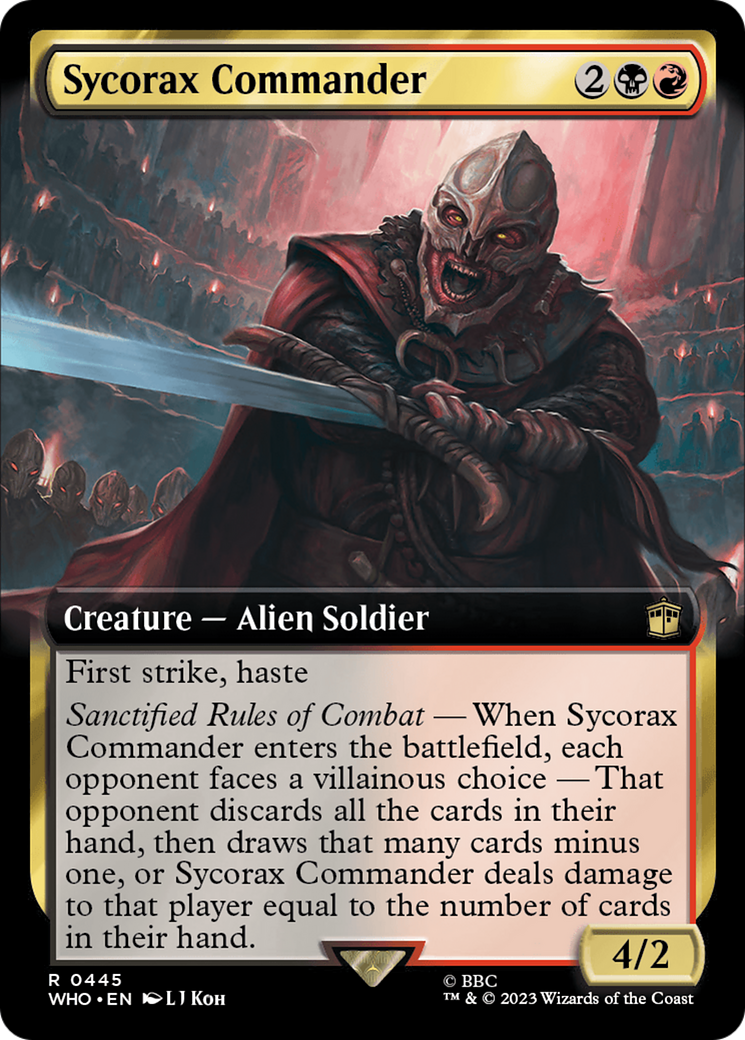 Sycorax Commander (Extended Art) [Doctor Who] | GnG Games