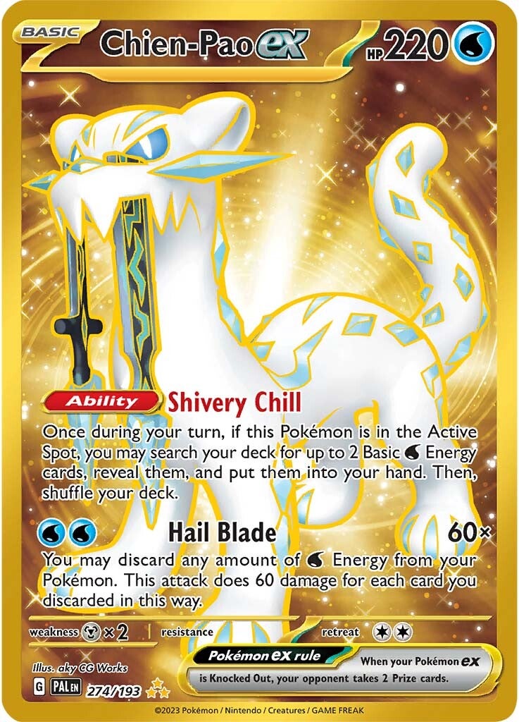 Chien-Pao ex (274/193) [Scarlet & Violet: Paldea Evolved] | GnG Games