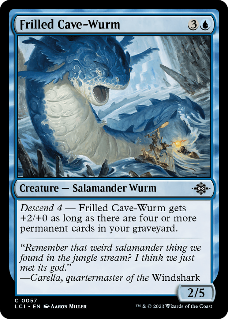 Frilled Cave-Wurm [The Lost Caverns of Ixalan] | GnG Games
