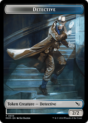 Detective // Voja Fenstalker Double-Sided Token [Murders at Karlov Manor Tokens] | GnG Games